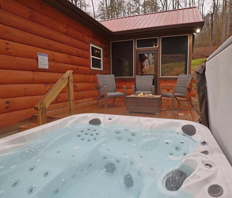 Rustic Modern Cabin With Hot Tub Near Rafting And Great Smokey Mountains Bryson City Bagian luar foto